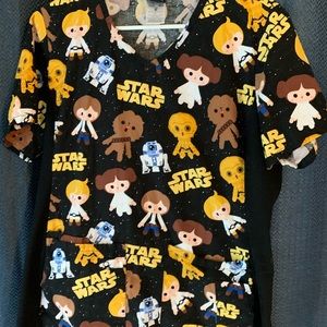 Star Wars scrub top